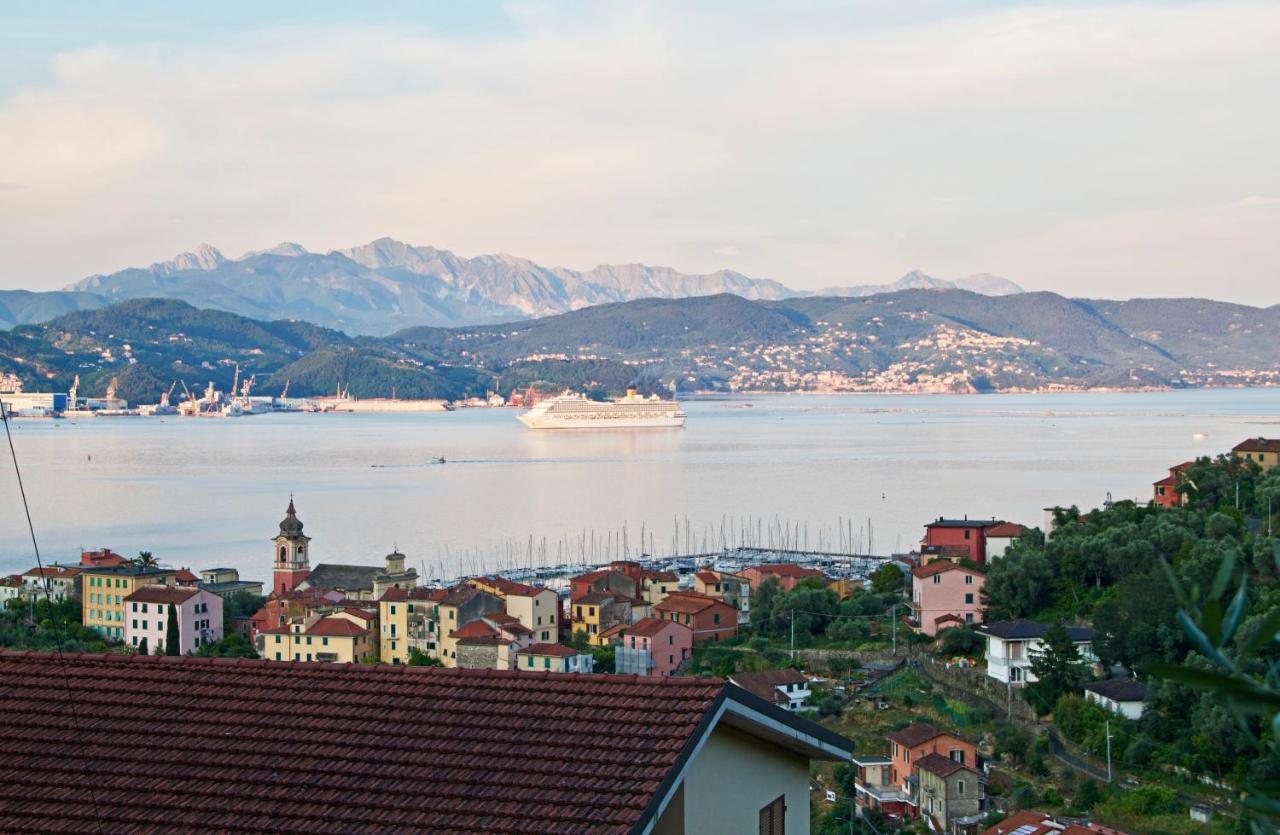 La Terrazza Con L'Ulivo - Guesthouse Con Terrazza E Vista Sul Golfo Dei Poeti La Spezia Eksteriør bilde