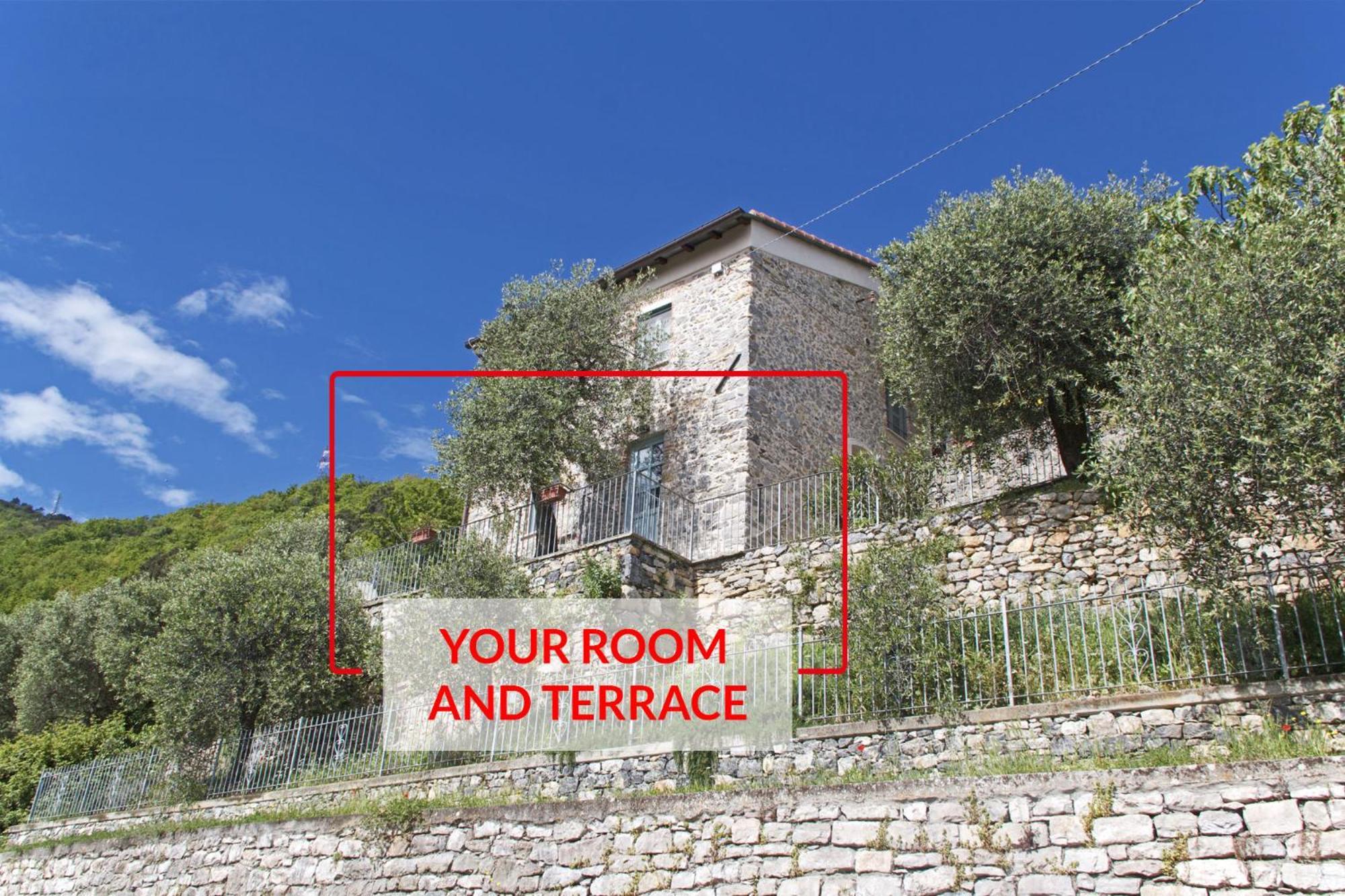 La Terrazza Con L'Ulivo - Guesthouse Con Terrazza E Vista Sul Golfo Dei Poeti La Spezia Eksteriør bilde